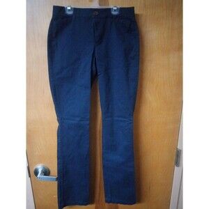 Old Navy Skinny Stretch Pants Women's 4 Tall Blue Cotton Stretch